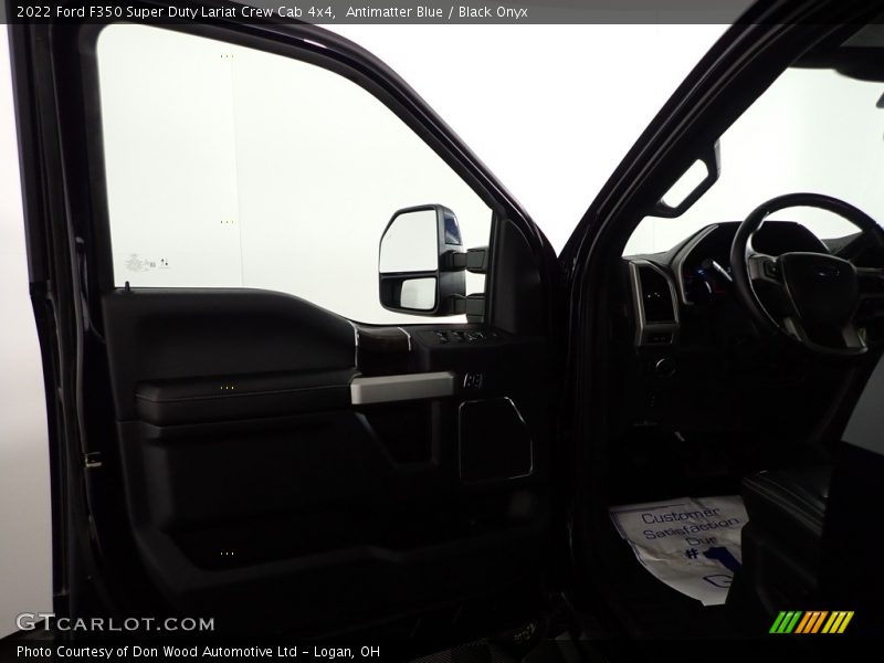 Antimatter Blue / Black Onyx 2022 Ford F350 Super Duty Lariat Crew Cab 4x4