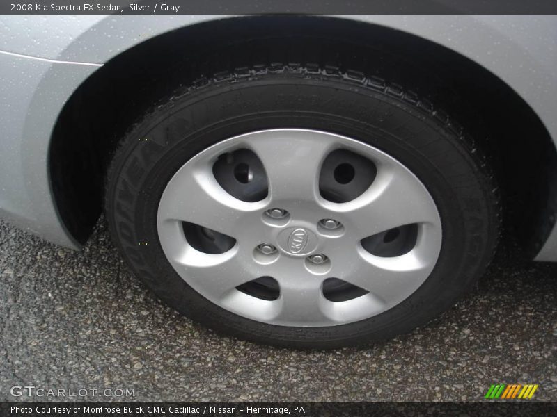 Silver / Gray 2008 Kia Spectra EX Sedan