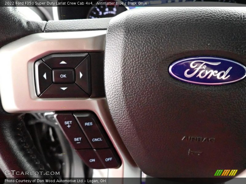 Antimatter Blue / Black Onyx 2022 Ford F350 Super Duty Lariat Crew Cab 4x4