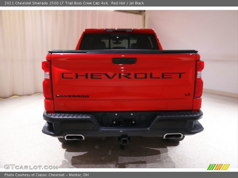 Red Hot / Jet Black 2021 Chevrolet Silverado 1500 LT Trail Boss Crew Cab 4x4
