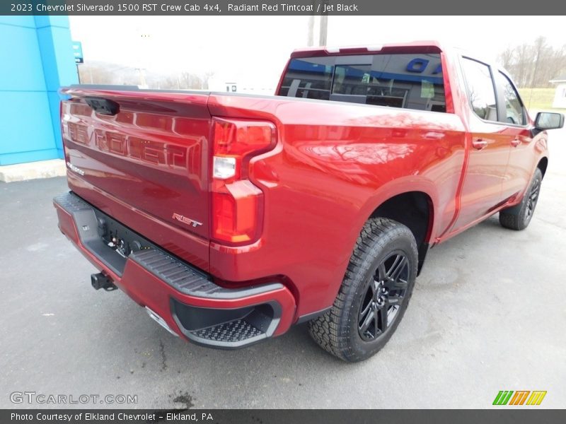 Radiant Red Tintcoat / Jet Black 2023 Chevrolet Silverado 1500 RST Crew Cab 4x4