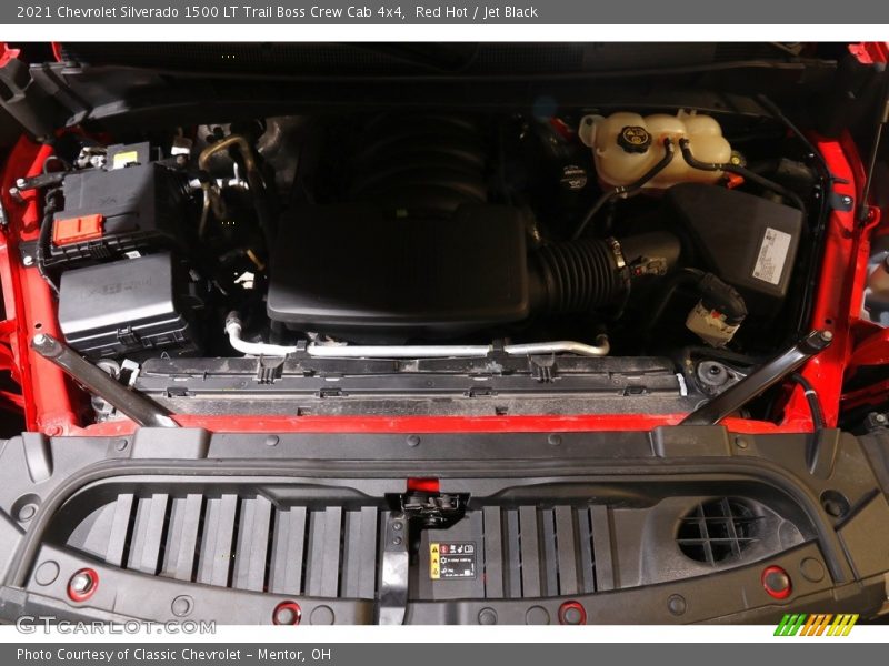 Red Hot / Jet Black 2021 Chevrolet Silverado 1500 LT Trail Boss Crew Cab 4x4
