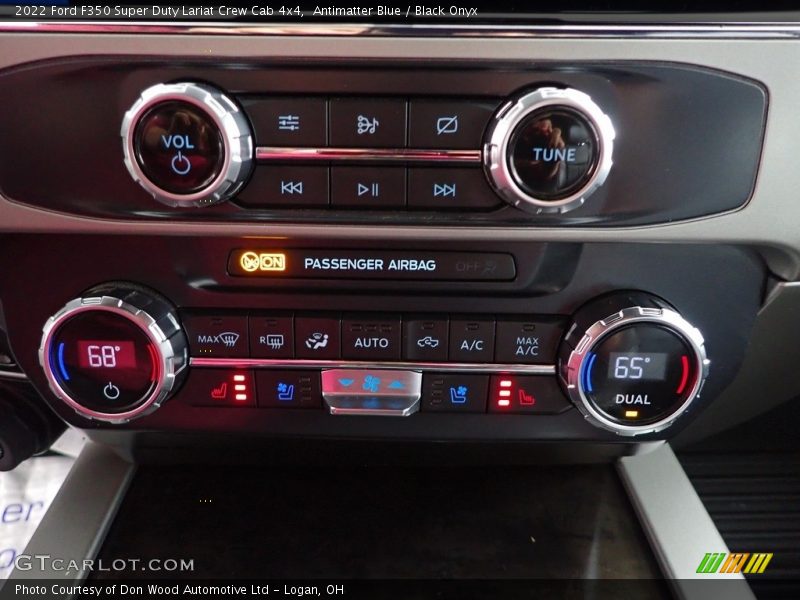 Antimatter Blue / Black Onyx 2022 Ford F350 Super Duty Lariat Crew Cab 4x4