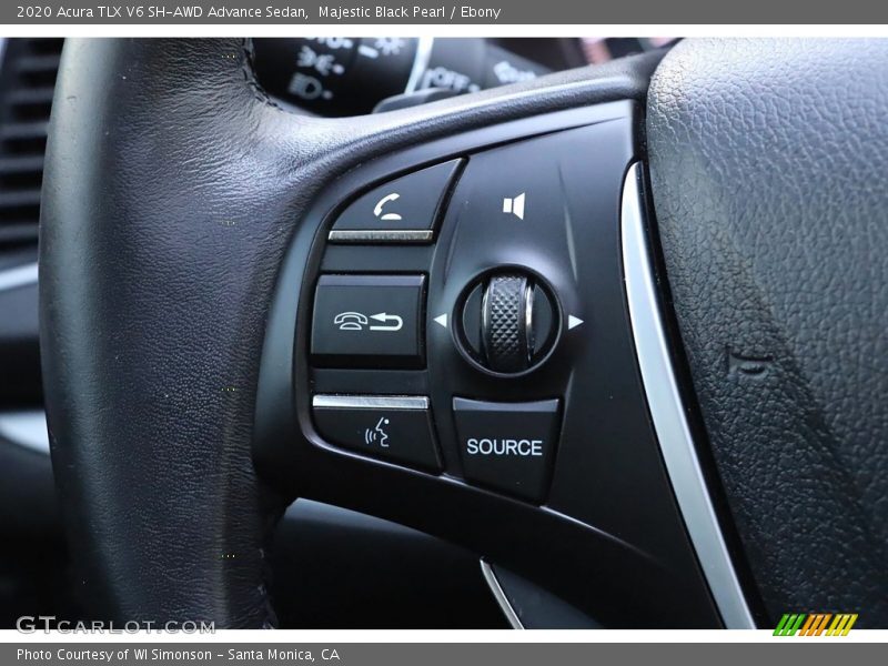 Majestic Black Pearl / Ebony 2020 Acura TLX V6 SH-AWD Advance Sedan