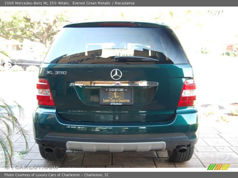 Everest Green Metallic / Macadamia 2006 Mercedes-Benz ML 350 4Matic