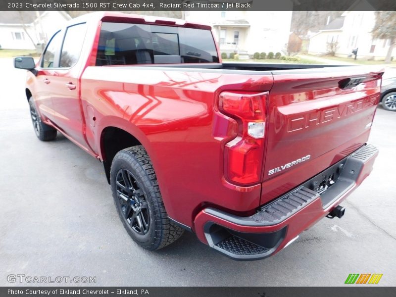 Radiant Red Tintcoat / Jet Black 2023 Chevrolet Silverado 1500 RST Crew Cab 4x4