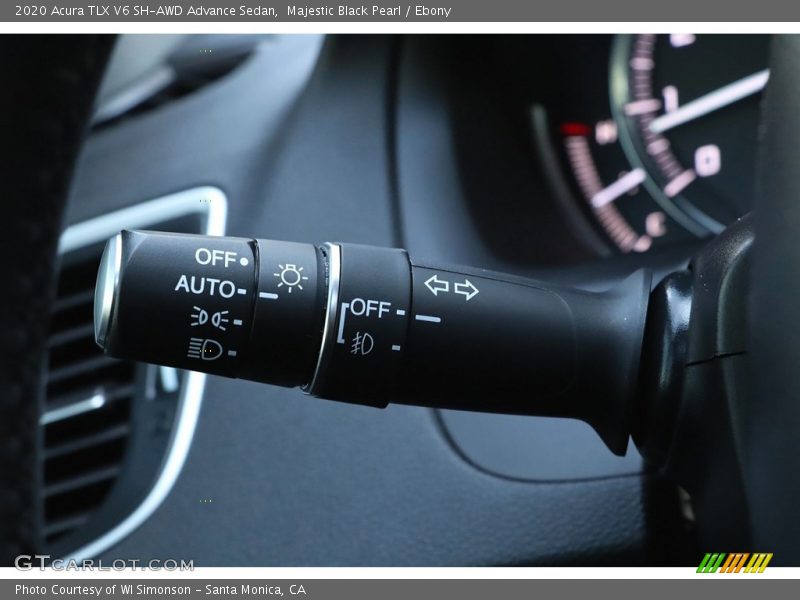 Majestic Black Pearl / Ebony 2020 Acura TLX V6 SH-AWD Advance Sedan