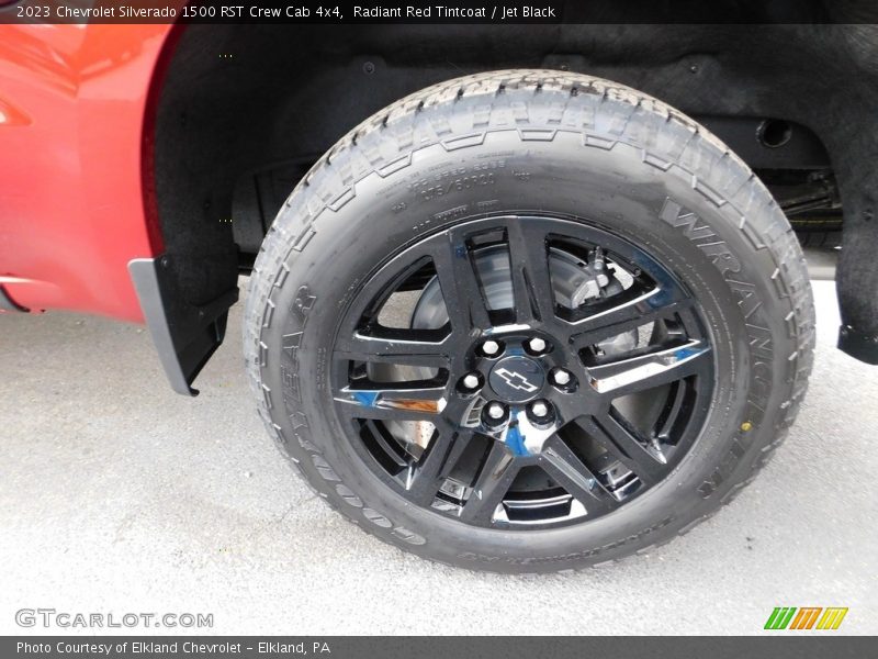 Radiant Red Tintcoat / Jet Black 2023 Chevrolet Silverado 1500 RST Crew Cab 4x4
