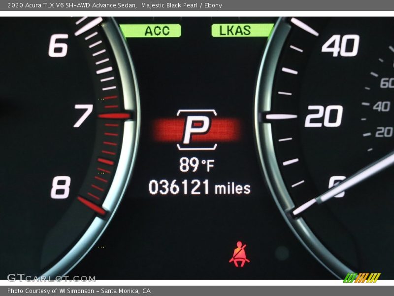 Majestic Black Pearl / Ebony 2020 Acura TLX V6 SH-AWD Advance Sedan