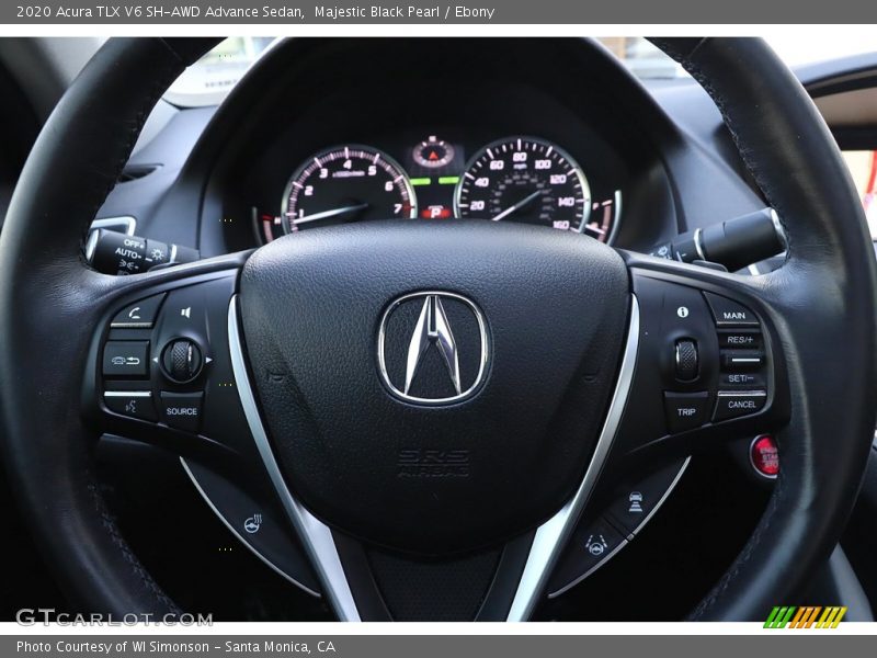 Majestic Black Pearl / Ebony 2020 Acura TLX V6 SH-AWD Advance Sedan