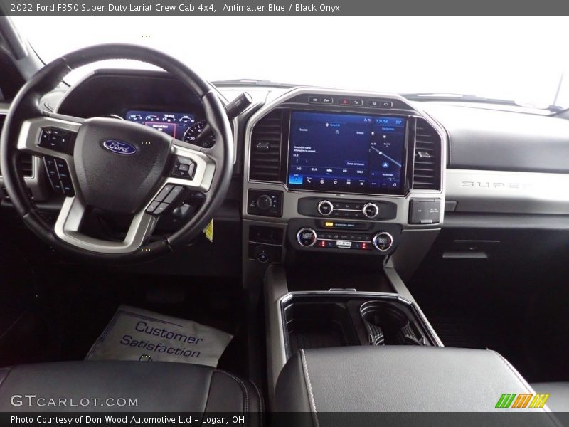 Antimatter Blue / Black Onyx 2022 Ford F350 Super Duty Lariat Crew Cab 4x4