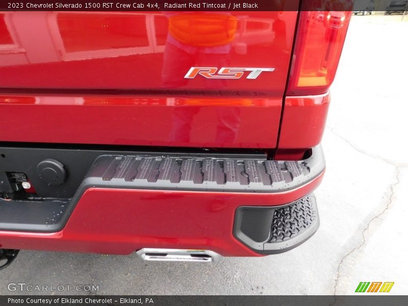 Radiant Red Tintcoat / Jet Black 2023 Chevrolet Silverado 1500 RST Crew Cab 4x4