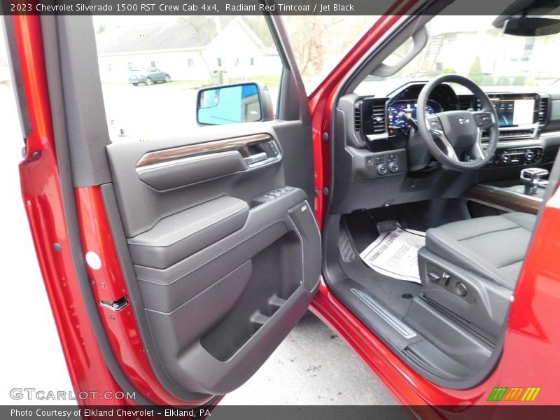 Radiant Red Tintcoat / Jet Black 2023 Chevrolet Silverado 1500 RST Crew Cab 4x4