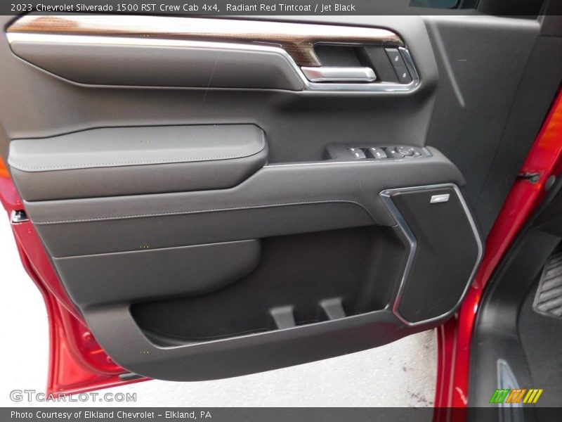 Radiant Red Tintcoat / Jet Black 2023 Chevrolet Silverado 1500 RST Crew Cab 4x4