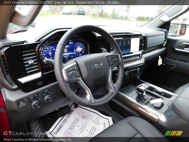 Radiant Red Tintcoat / Jet Black 2023 Chevrolet Silverado 1500 RST Crew Cab 4x4