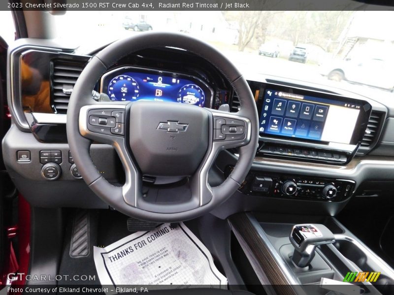 Radiant Red Tintcoat / Jet Black 2023 Chevrolet Silverado 1500 RST Crew Cab 4x4