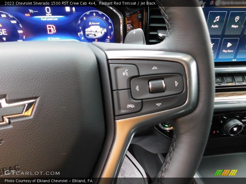 Radiant Red Tintcoat / Jet Black 2023 Chevrolet Silverado 1500 RST Crew Cab 4x4