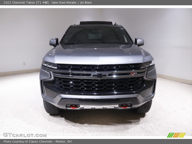 Satin Steel Metallic / Jet Black 2022 Chevrolet Tahoe Z71 4WD