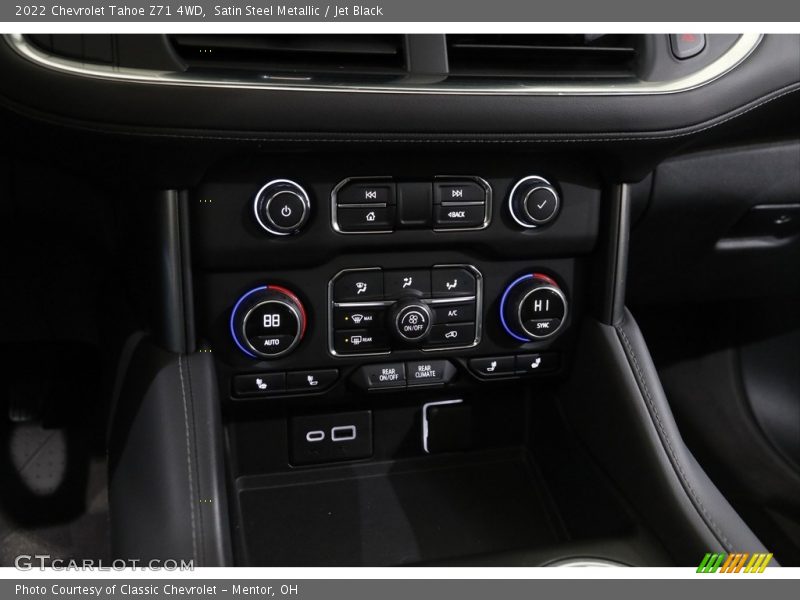 Satin Steel Metallic / Jet Black 2022 Chevrolet Tahoe Z71 4WD