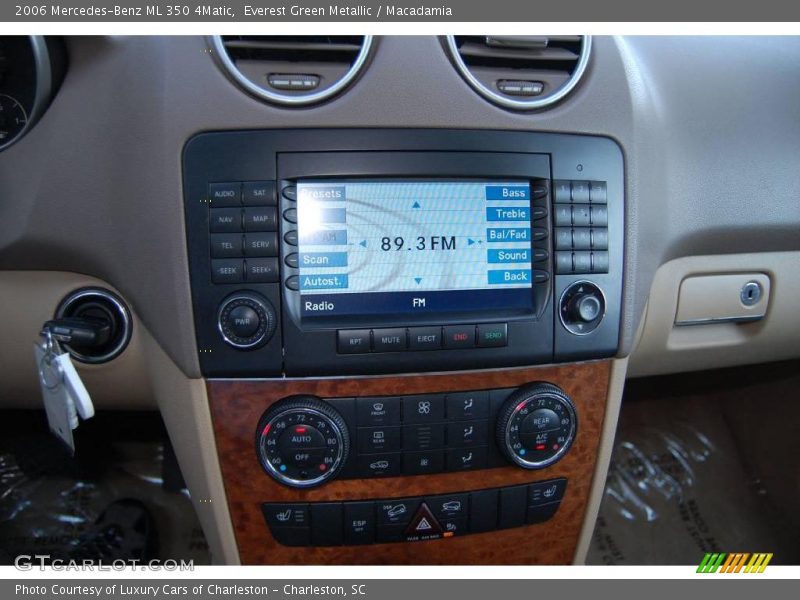 Everest Green Metallic / Macadamia 2006 Mercedes-Benz ML 350 4Matic