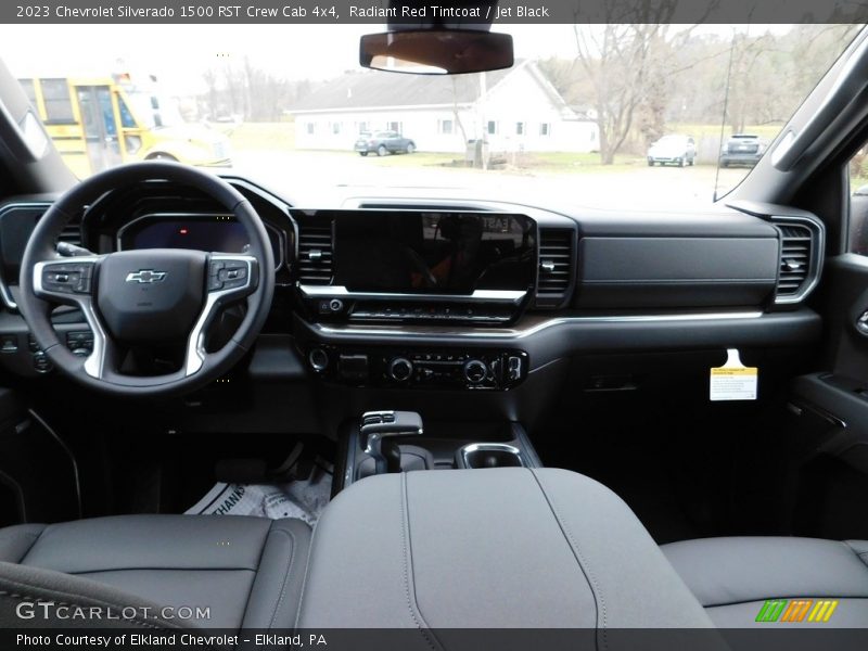 Radiant Red Tintcoat / Jet Black 2023 Chevrolet Silverado 1500 RST Crew Cab 4x4