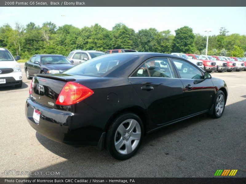 Black / Ebony Black 2008 Pontiac G6 Sedan