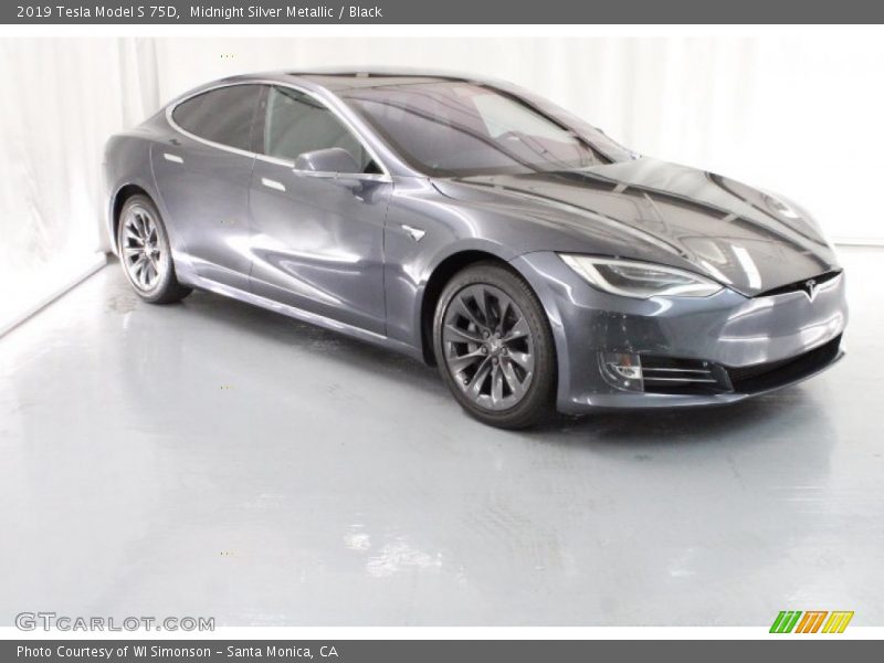  2019 Model S 75D Midnight Silver Metallic