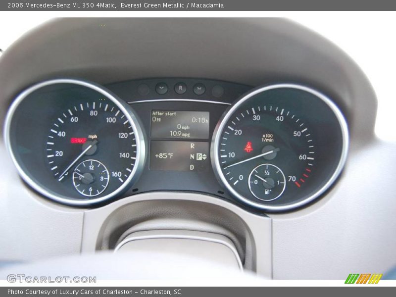 Everest Green Metallic / Macadamia 2006 Mercedes-Benz ML 350 4Matic