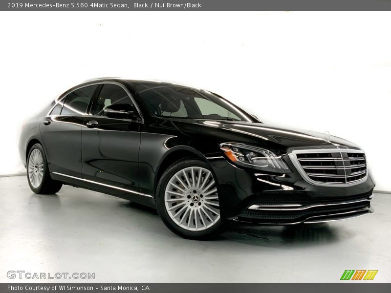 Black / Nut Brown/Black 2019 Mercedes-Benz S 560 4Matic Sedan