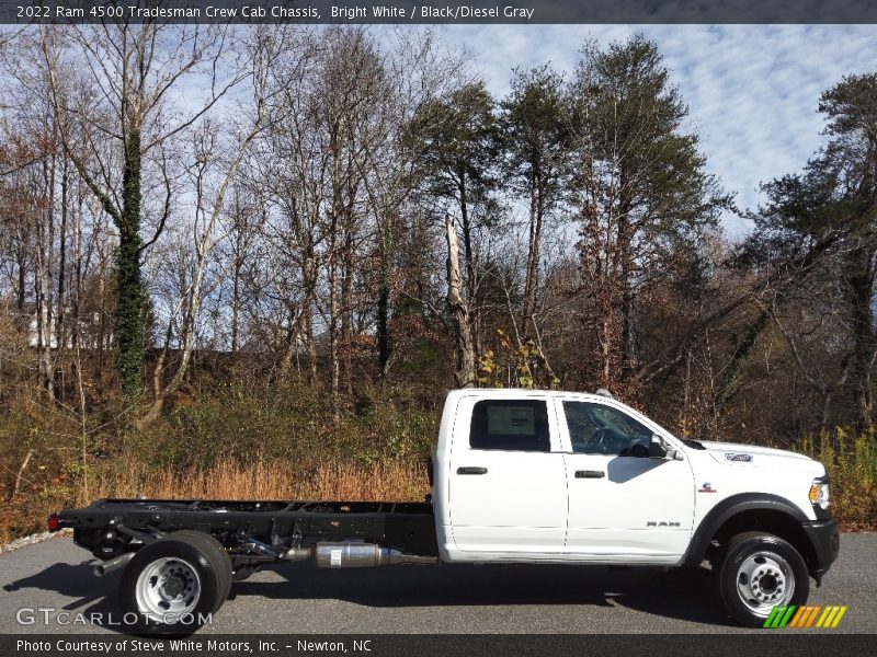 Bright White / Black/Diesel Gray 2022 Ram 4500 Tradesman Crew Cab Chassis