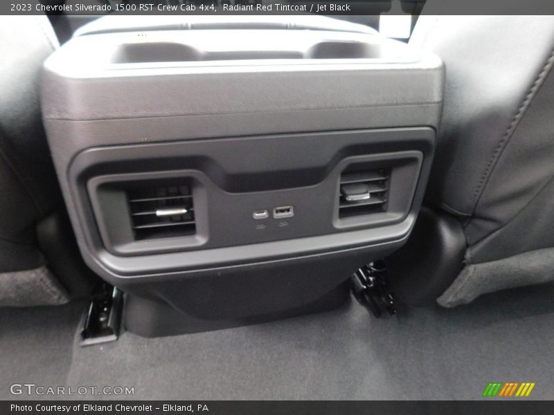 Radiant Red Tintcoat / Jet Black 2023 Chevrolet Silverado 1500 RST Crew Cab 4x4