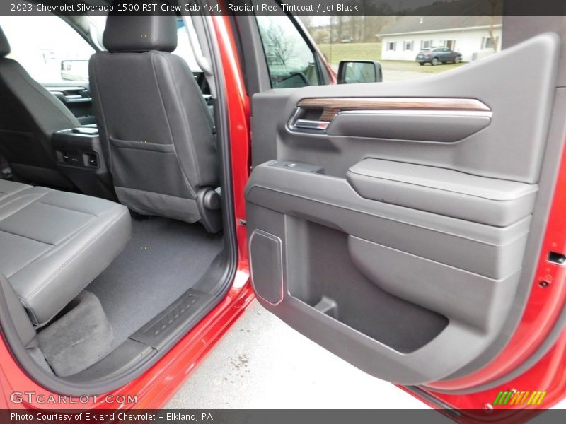 Radiant Red Tintcoat / Jet Black 2023 Chevrolet Silverado 1500 RST Crew Cab 4x4