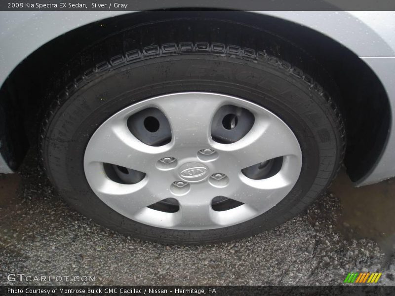 Silver / Gray 2008 Kia Spectra EX Sedan