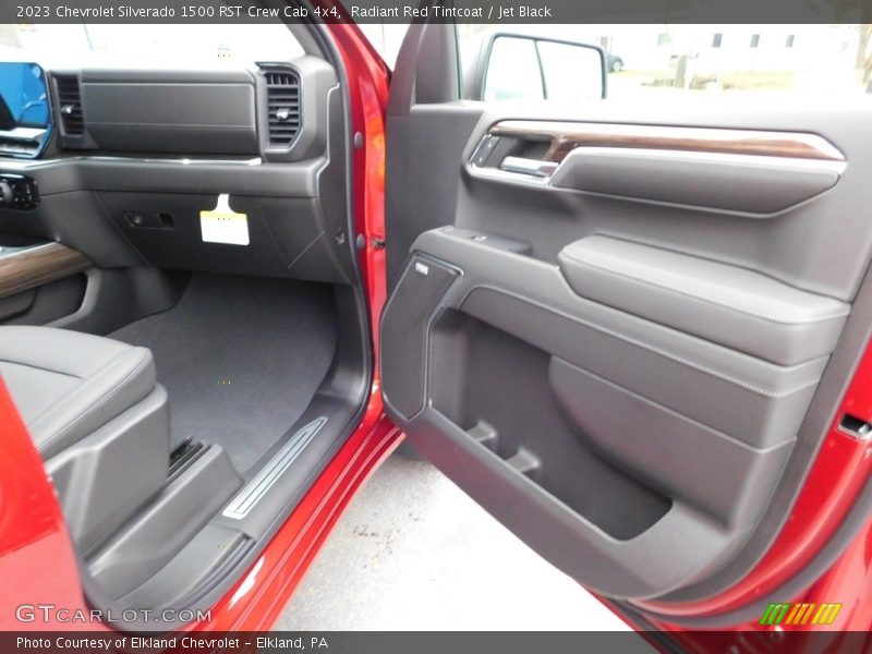Radiant Red Tintcoat / Jet Black 2023 Chevrolet Silverado 1500 RST Crew Cab 4x4
