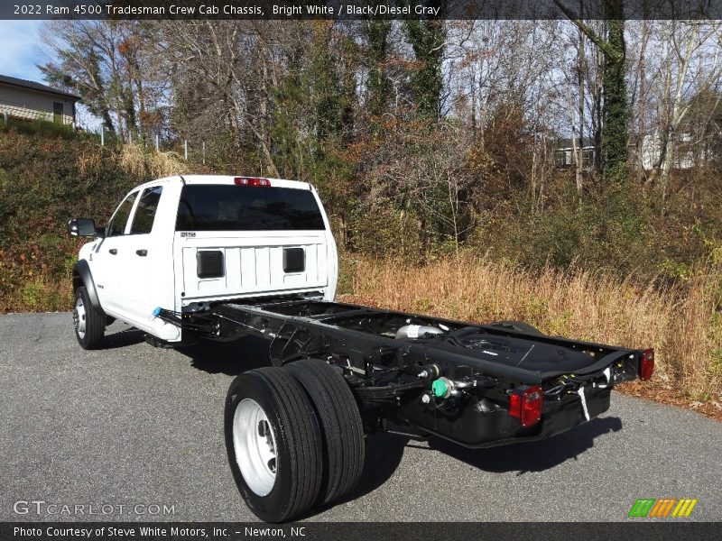 Bright White / Black/Diesel Gray 2022 Ram 4500 Tradesman Crew Cab Chassis