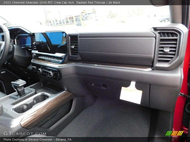Radiant Red Tintcoat / Jet Black 2023 Chevrolet Silverado 1500 RST Crew Cab 4x4