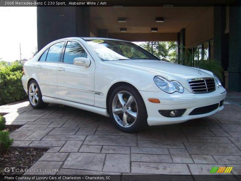 Alabaster White / Ash 2006 Mercedes-Benz C 230 Sport