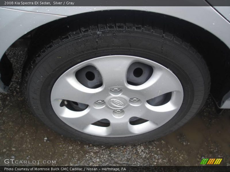 Silver / Gray 2008 Kia Spectra EX Sedan