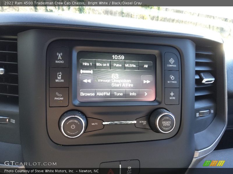 Bright White / Black/Diesel Gray 2022 Ram 4500 Tradesman Crew Cab Chassis