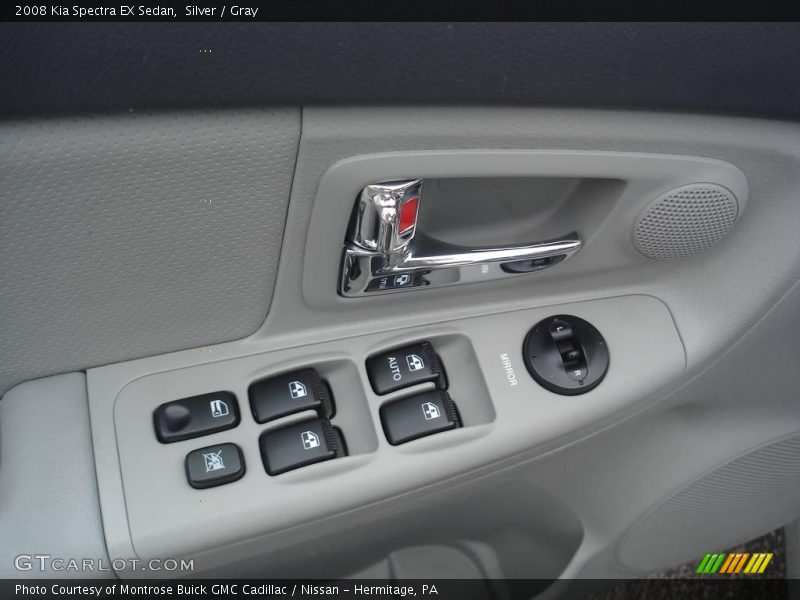 Silver / Gray 2008 Kia Spectra EX Sedan