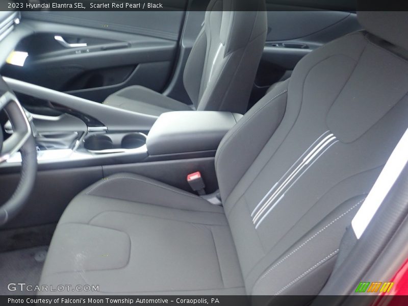 Scarlet Red Pearl / Black 2023 Hyundai Elantra SEL