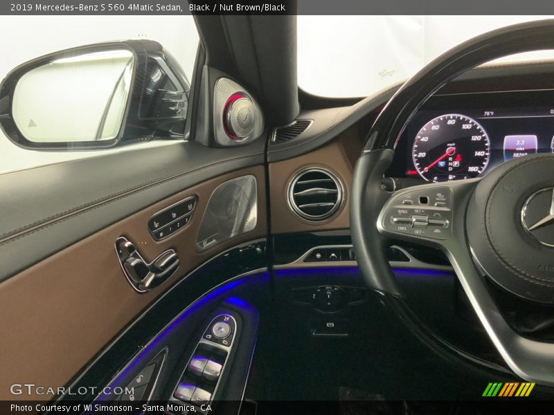 Black / Nut Brown/Black 2019 Mercedes-Benz S 560 4Matic Sedan