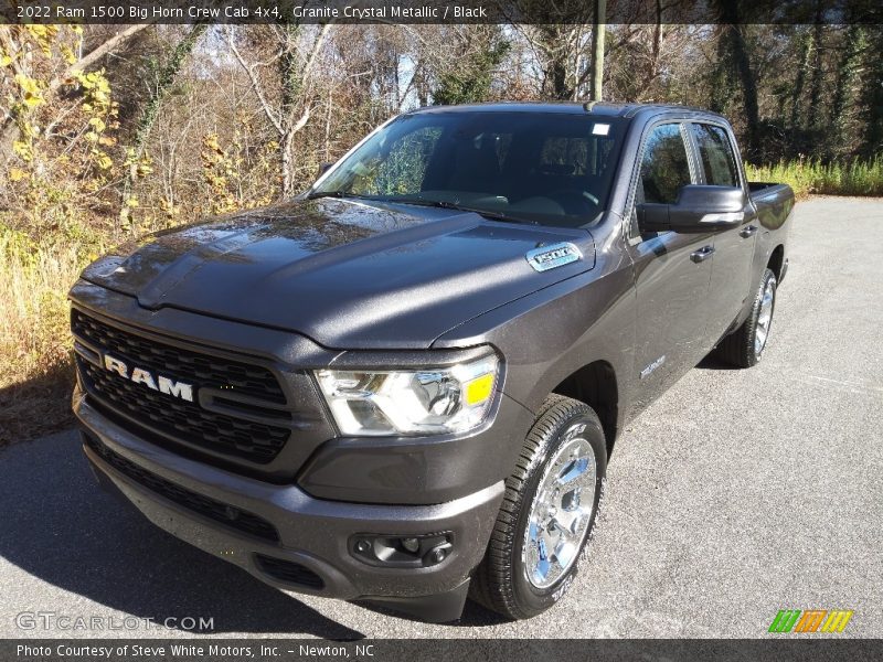 Granite Crystal Metallic / Black 2022 Ram 1500 Big Horn Crew Cab 4x4