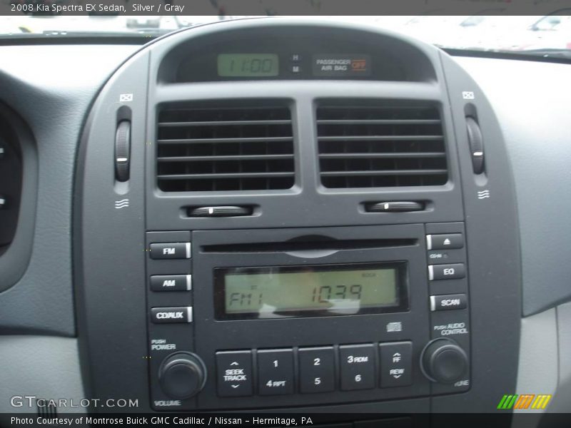 Silver / Gray 2008 Kia Spectra EX Sedan