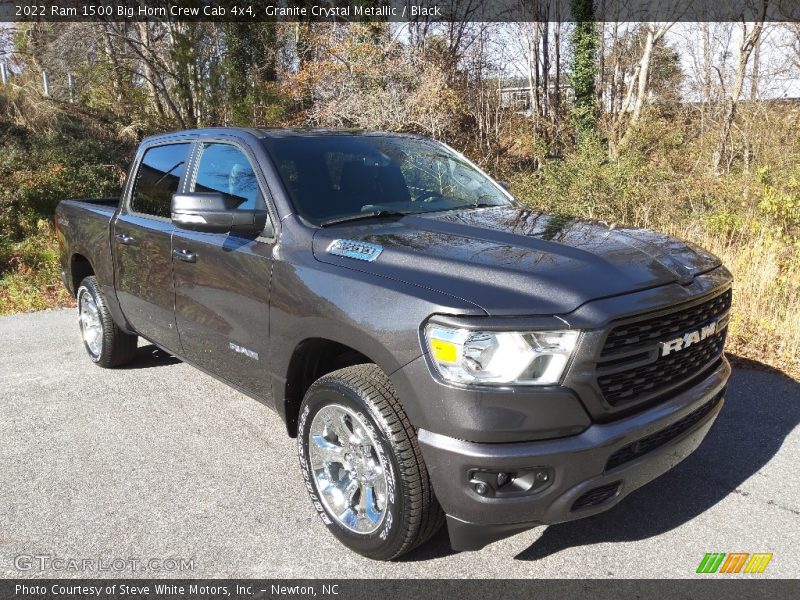Granite Crystal Metallic / Black 2022 Ram 1500 Big Horn Crew Cab 4x4