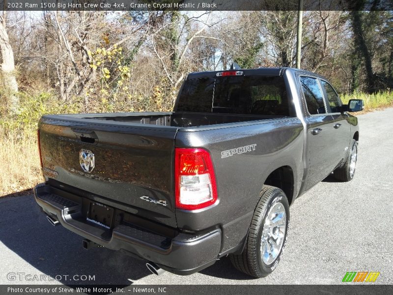 Granite Crystal Metallic / Black 2022 Ram 1500 Big Horn Crew Cab 4x4
