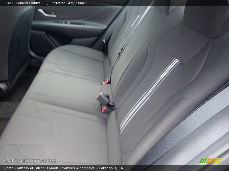 Portofino Gray / Black 2023 Hyundai Elantra SEL