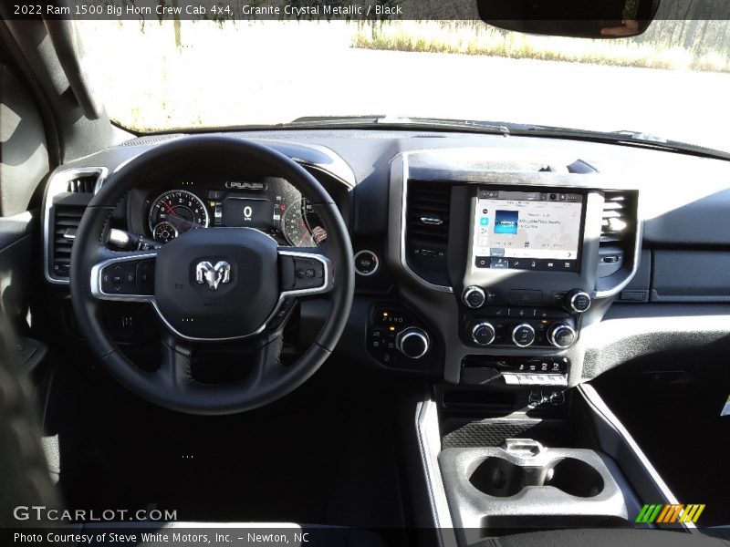 Granite Crystal Metallic / Black 2022 Ram 1500 Big Horn Crew Cab 4x4