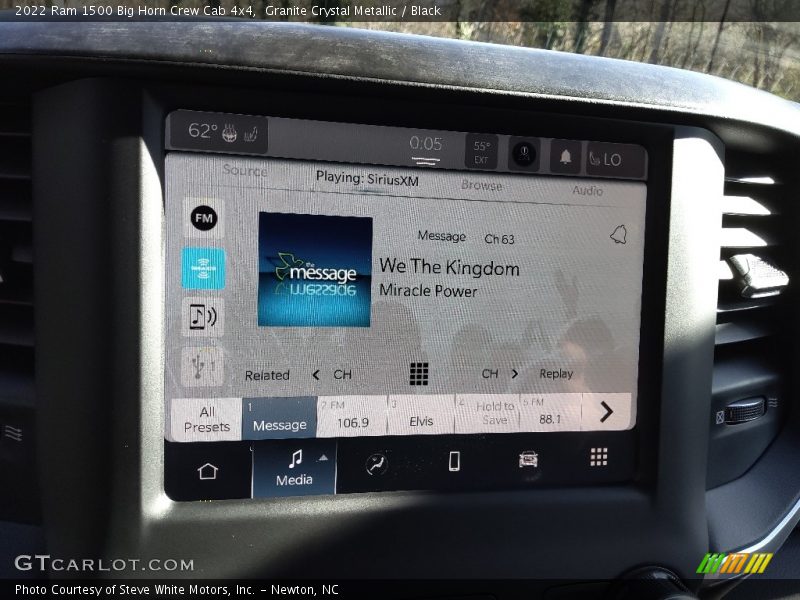Granite Crystal Metallic / Black 2022 Ram 1500 Big Horn Crew Cab 4x4