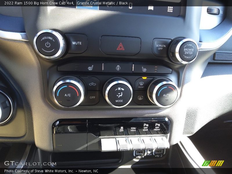 Granite Crystal Metallic / Black 2022 Ram 1500 Big Horn Crew Cab 4x4